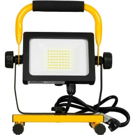 Sunlite® LED Portable Work Light Fixture 5L Cord 35W 120V 4000K 3500 Lumens Yellow/Black 04368-SU