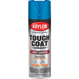 Krylon® Tough Coat Advance  Spray Paint w/ Rust Barrier Technology 20 oz. Gloss Safety Blue - Pkg Qty 6 K00249008