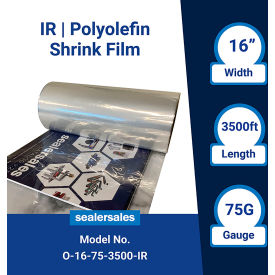 Sealer Sales O-IR Higher Performance Polyolefin CF Shrink Film 75 Ga. 16