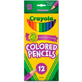 Crayola® Colored Pencils Sharpened Assorted 12/Set 684012