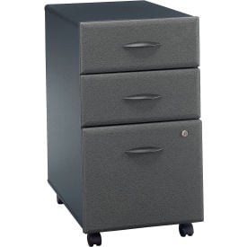 Bush Furniture Three Drawer File (Assembled) - Gray - Series A WC84853PSU