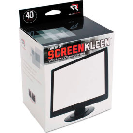 Read Right® Kleen & Dry Screen Cleaning Pads 40/Box - REARR1305 RR1305