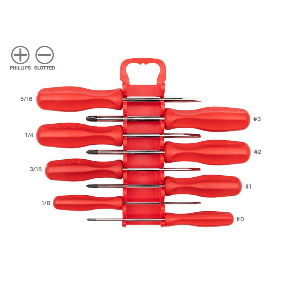 High-Torque Chrome Blade Screwdriver Set, 4-Piece (#1-#2, 3/16-1/4 in.) MPN:DRV42505