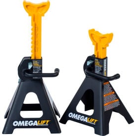 Omega Dual Locking Jack Stands 3 Ton (Pair) - 32038 - Pkg Qty 2 32038