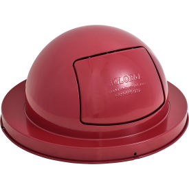 GoVets™ Steel Dome Lid For Mesh Trash Container Red 111RD241