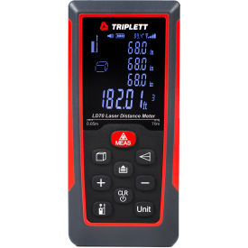 Triplett Laser Distance Meter 2 in to 230 ft 2 AAA LD70