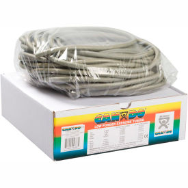 CanDo® Low Powder Exercise Tubing Silver 100' Roll/Box 10-5526