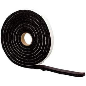 M-D Premium Sponge Rubber Weatherstrip Tape 43154 Black 3/8