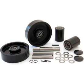 Complete Wheel Kit for Manual Pallet Jack GWK-HP25L-CK - Fits Hu-Lift Model # HP25L (Single) GWK-HP25L-CK