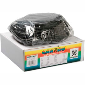 CanDo® Latex-Free Exercise Tubing Black 100' Roll/Box 10-5725