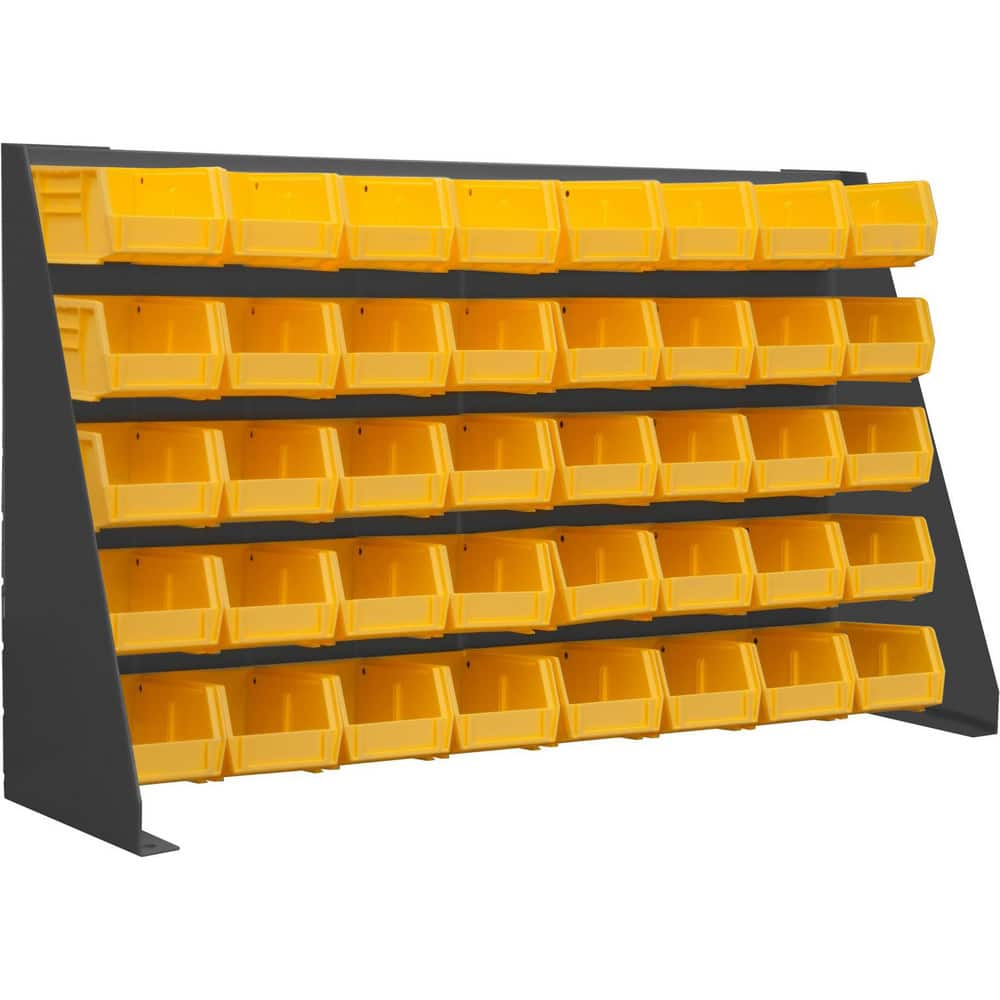 Pick Racks, Rack Style: Free Standing Louvered Panel , Bin Type: Removable , Assembled: Yes , Depth (Inch): 9 , Gauge: 16  MPN:LPRSS-34.5X20-9