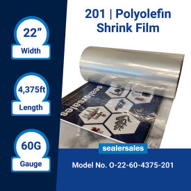 Sealer Sales O-201 General Purpose Polyolefin CF Shrink Film 60 Ga. 22