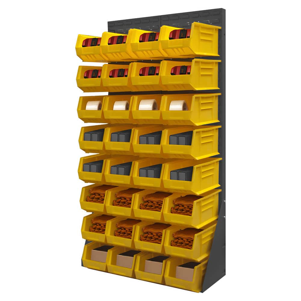 Pick Racks, Rack Type: Floor Rack , Rack Style: Louvered Panel , Bin Type: Hook-On , Assembled: Yes , Load Capacity (Lb.): 2000.000  MPN:LPRSS-34.5X68-9