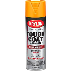 Krylon® Tough Coat Advance  Spray Paint w/ Rust Barrier Tech. 20 oz. Gloss Equipment Yellow - Pkg Qty 6 K00489008