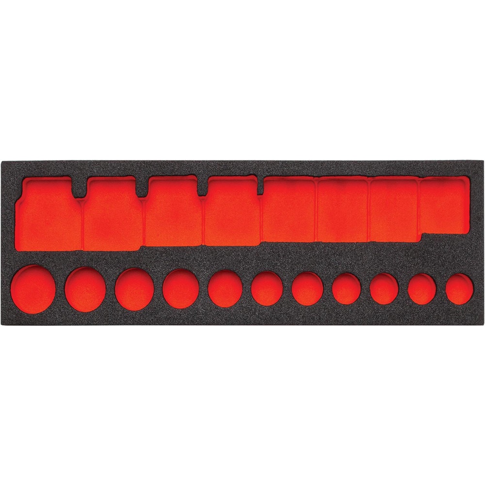 Tool Box Case & Cabinet Inserts, Type: Foam Insert , For Use With: J74106 , Material Family: Polyethylene , Width (Inch): 16 , Depth (Inch): 5  MPN:J74106FV