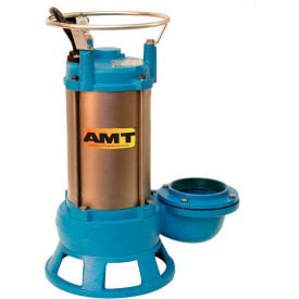 AMT 576C-95 CI Submersible Shredder Sewage Pump Double Mechanical Seal 3