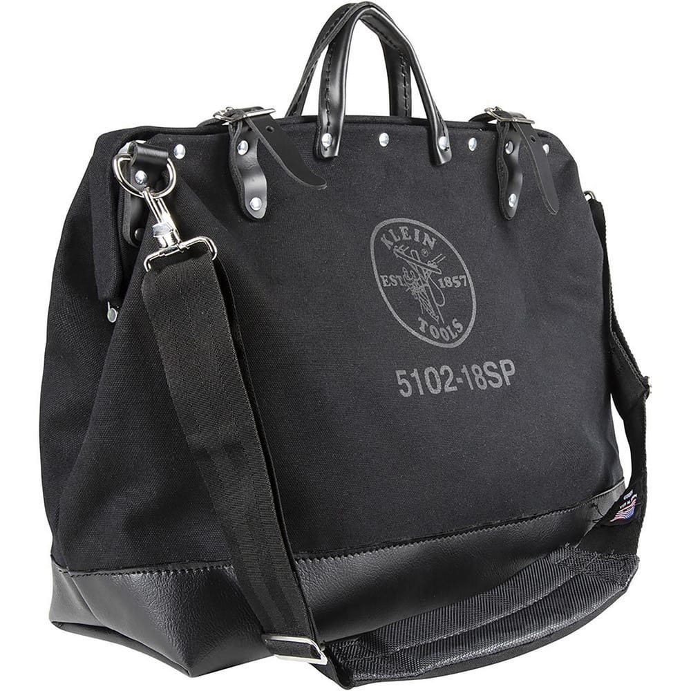 Tool Bags & Tool Totes, Holder Type: Tool Bag , Closure Type: Buckle , Material: Canvas , Overall Width: 6 , Overall Depth: 18in  MPN:510218SPBLK