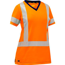Bisley® Women's Short Sleeve T-Shirt Class 2 XL Hi-Vis Orange 313W1118H-O/XL