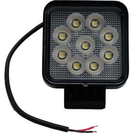 Race Sport Lighting® IQ Square Auxiliary LED Flood Beam Light with 9 LED 4