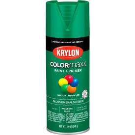 Krylon® Colormaxx™ Paint & Primer 12 oz. Gloss Emerald Green - Pkg Qty 6 K05517007