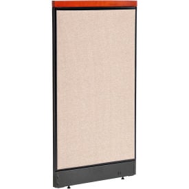 Interion® Deluxe Office Partition Panel with Pass Thru Cable 24-1/4