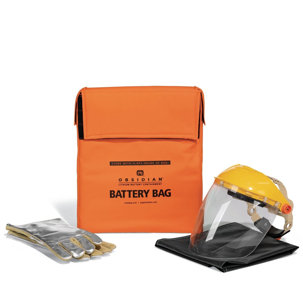 Lithium Battery Containment Kits, Kit Type: Lithium Battery Containment Bag  MPN:BAT321