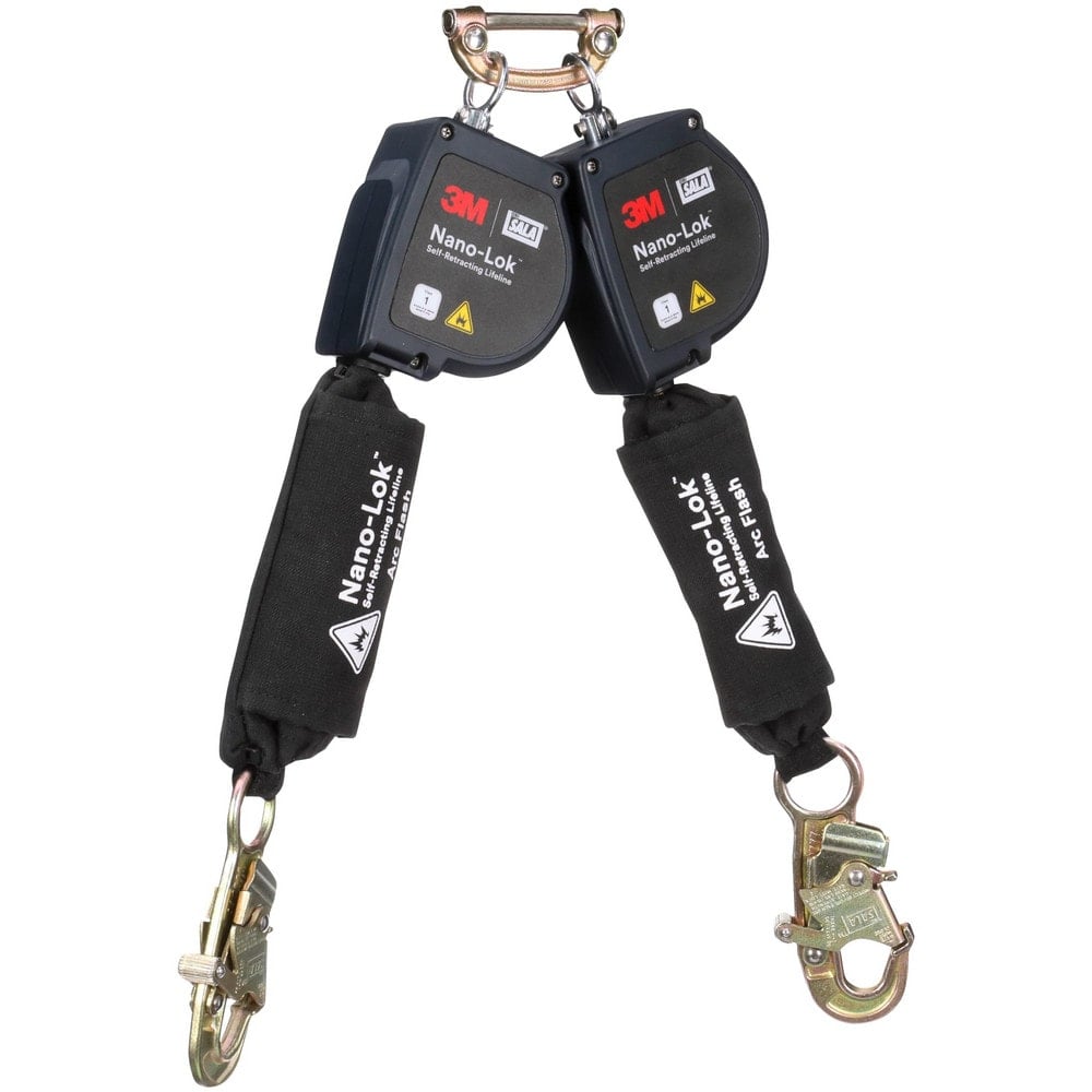 Self-Retracting Lanyards, Lifelines & Fall Limiters, Length (Feet): 8.000 , Housing Material: Thermoplastic , Unit Connector: Single Pin Connector  MPN:7012818556