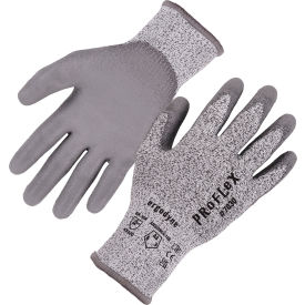 Ergodyne® Proflex 7030 Cut Resistant Gloves Polyurethane Coated ANSI A3 2XL Gray 1 Pair 10466