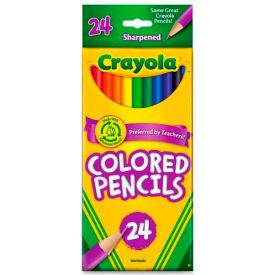 Crayola® Colored Pencils Sharpened Assorted 24/Set 684024