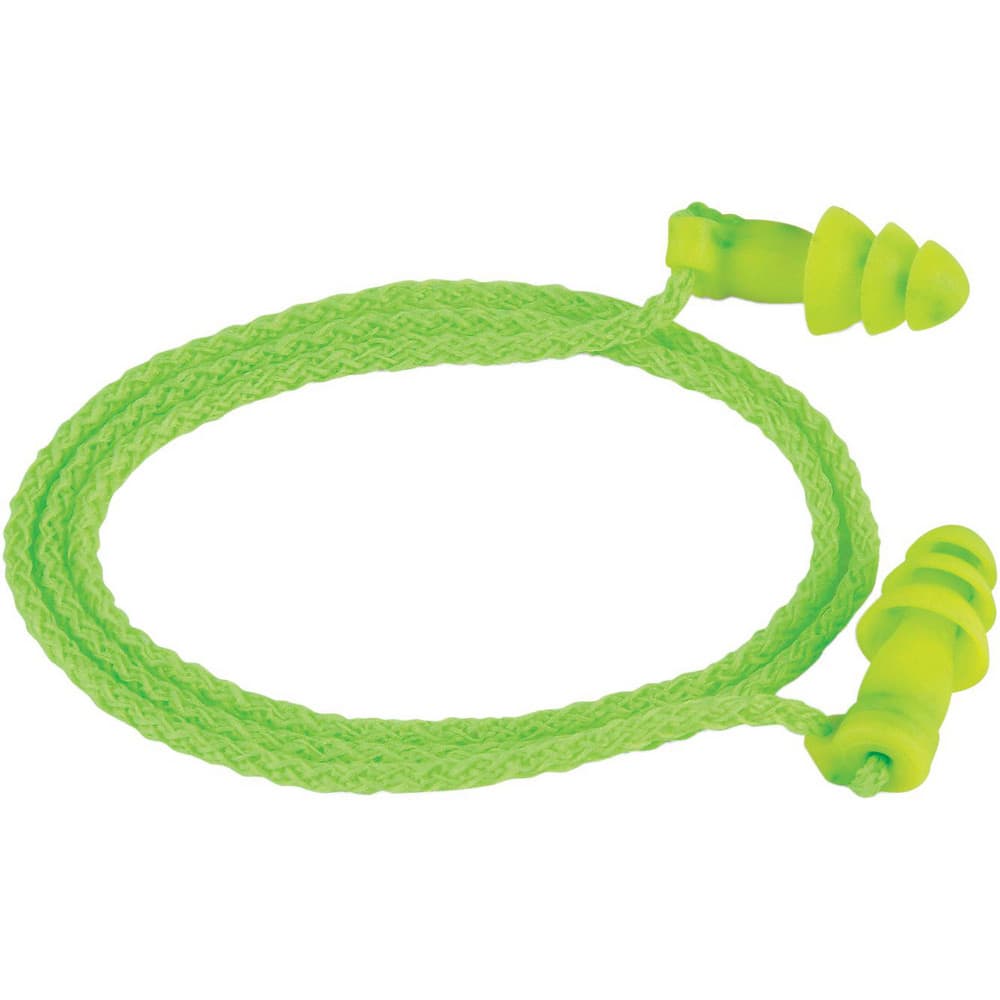 Earplugs: 27 dB, TPE, Flanged, Push-In Stem, Corded MPN:6455