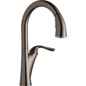 Elkay LKHA4031AS Harmony Pull-Down Kitchen Faucet Antique Steel Single Lever Handle LKHA4031AS