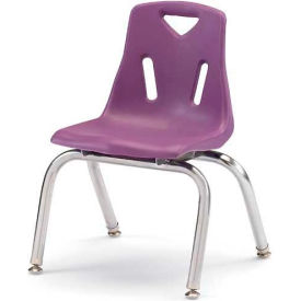 Jonti-Craft® Berries® Plastic Chair with Chrome-Plated Legs - 12