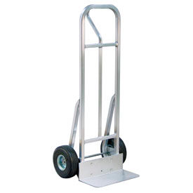 New Age HT18F10 Aluminum Hand Truck Flat-Free Wheels 750 Lb. Capacity HT18F10