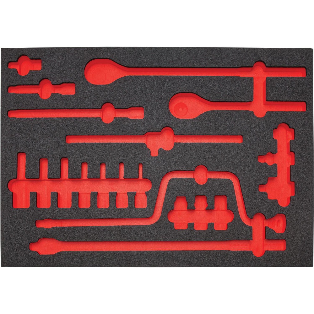 Tool Box Case & Cabinet Inserts, Type: Foam Insert , For Use With: J54132 , Material Family: Polyethylene , Width (Inch): 16 , Depth (Inch): 34  MPN:J54132FV