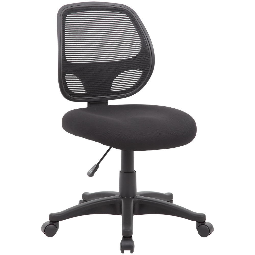 Task Chair:  Mesh & Fabric,  Adjustable Height,  Black MPN:B605