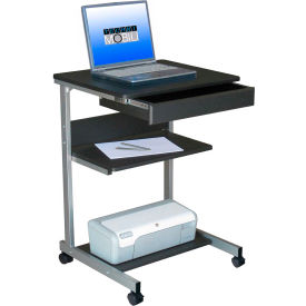 Techni Mobili Rolling Laptop Desk with Storage 22