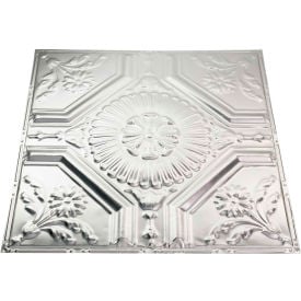 Great Lakes Tin Rochester 2' X 2' Nail-Up Tin Ceiling Tile in Unfinished - T58-03 T58-03