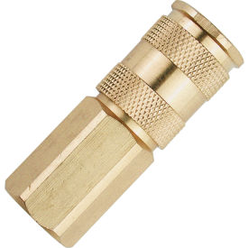 Primefit Hi-Flow Brass 6-Ball Coupler 1/4