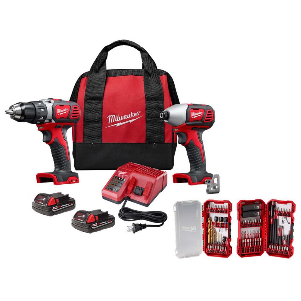 Cordless Tool Combination Kits, Kit Type: 18 Volt Cordless Tool Combination , Tools: Compact Drill/Driver, Impact Driver , Voltage: 18.00  MPN:7186380/6088610