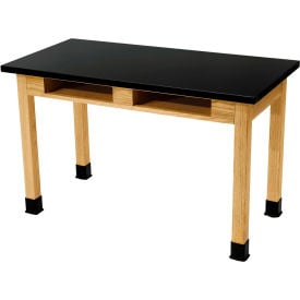 NPS Science Lab Table w/ Compartment - Laminate Top - 48