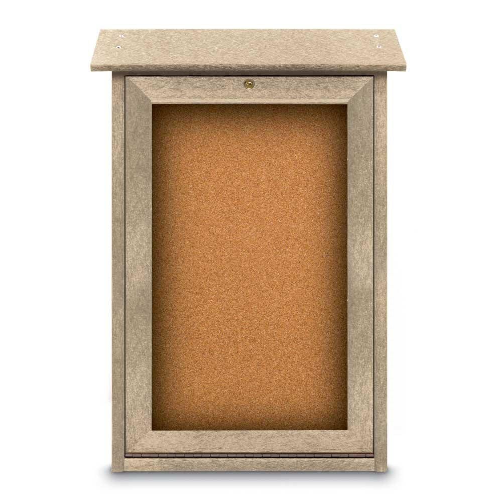 Enclosed Cork Bulletin Board: 18