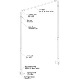 Buyers Aluminum Spring Pivot for Tarp Arm - 3012084 3012084