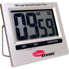 Cooper-Atkins® Multi-Function Timer Tw3-0-8 Large Digit - Min Qty 4 TW3-0-8