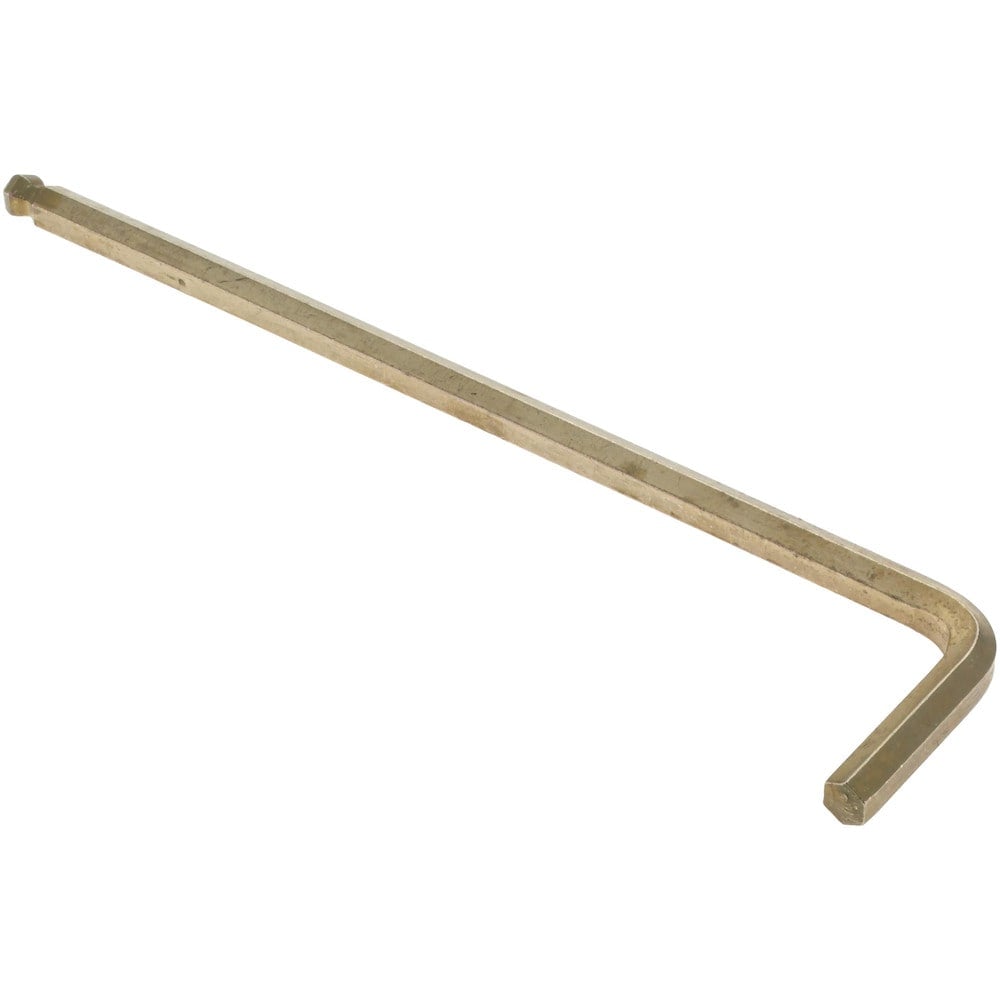 Hex Keys, End Type: Ball , Hex Size (Decimal Inch): 0.50 , Handle Type: L-Handle , Arm Style: Long , Overall Length (Inch): 2-7/8  MPN:18403