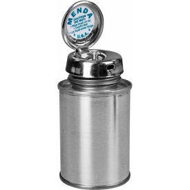 Menda 35255 Round Tin-Plate Liquid Dispenser with Pure-Take Pump 4 oz. 35255