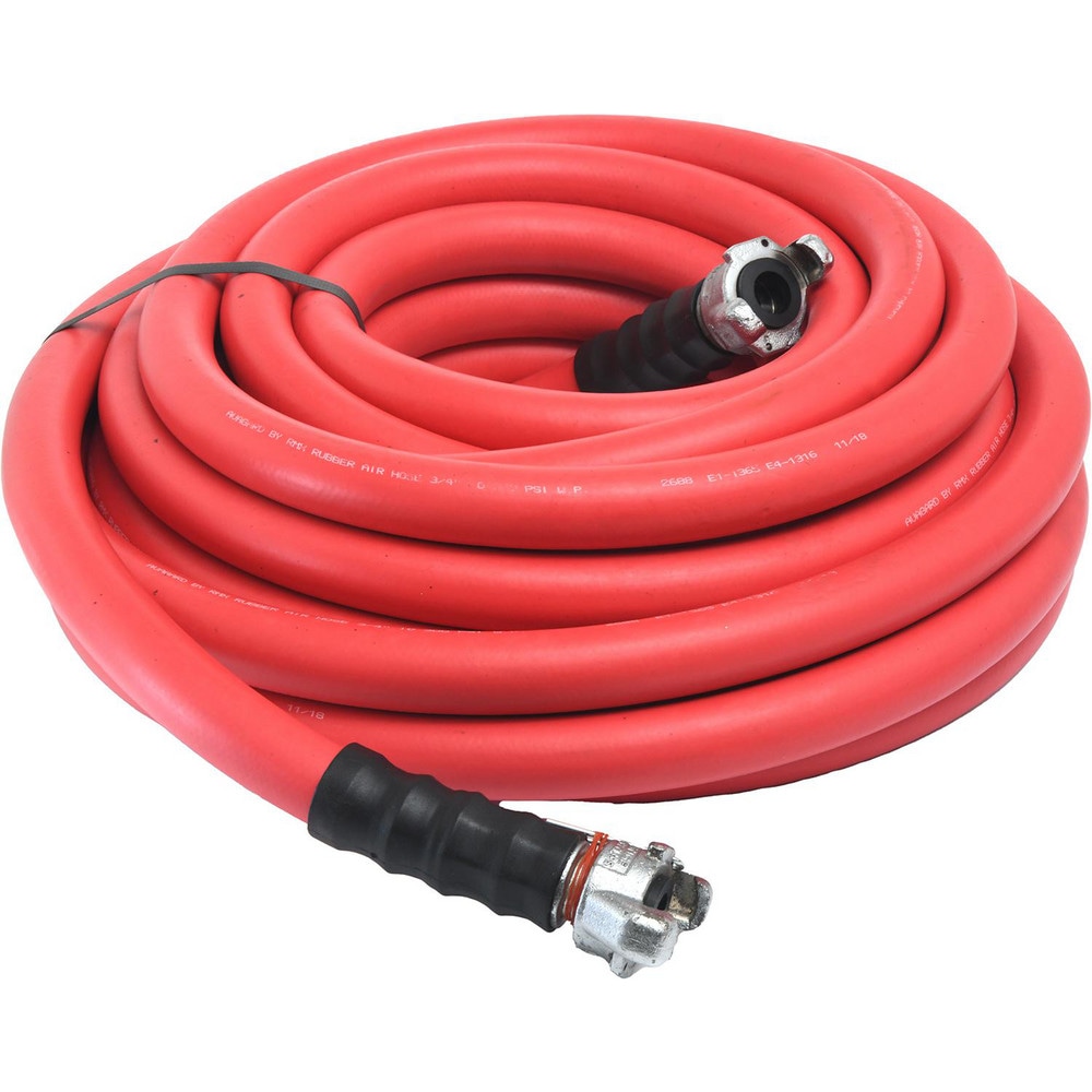 Air & Multi-Purpose Hose, Hose Type: Jackhammer Hose , Length Ft. (Feet): 50 , Type: Air Hose , Color: Red , Material: Rubber  MPN:RVJH3450R-1