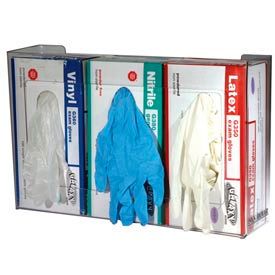 San Jamar - G0805 - Disposable Glove Dispensers 3 Box Capacity Clear G0805