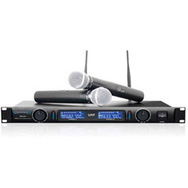 Technical Pro Professional UHF Dual Wireless Microphone System WM1302 WM1302