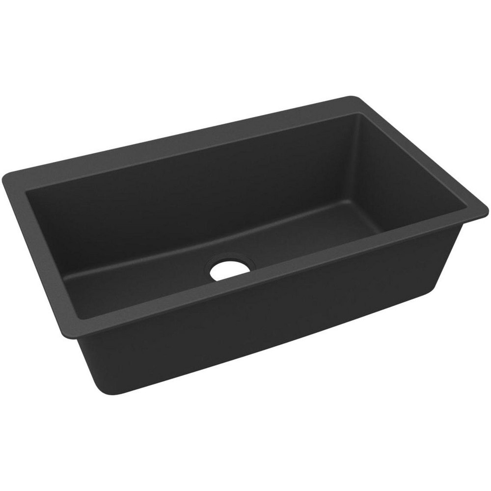 Sinks, Type: Drop-In , Mounting Location: Countertop , Number Of Bowls: 1 , Material: Quartz , Faucet Included: No  MPN:ELGR13322MB0