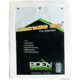 BOEN Fire Retardant Construction Tarp 10x10 Weave 20' x 30' - CT-2030 CT-2030